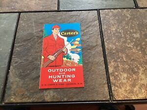 1963 H.W. Carter & Son, Lebanon, NH, Outdoor and Hunting Wear Brochure