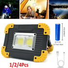 USB Rechargeable COB LED Work Light Lamp Spot Floodlight Camping Emergency Torch