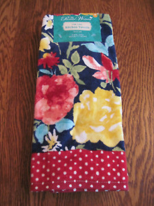 The Pioneer Woman Fiona Floral Kitchen Towel Set 4 Piece NEW