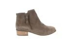 Blondo Womens Liam Dark Taupe Suede Ankle Boots Size 6.5 (Wide) (1719385)