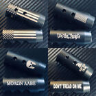1/2x28 9mm Comeptition Muzzle Brake Custom Engraved