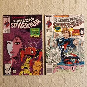 Amazing Spider-Man 309 NM 315 Newsstand VF 2nd Venom 1st Styx & Stone McFarlane
