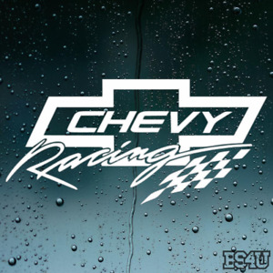 Chevy Bowtie Racing Vinyl Decal Sticker - Choose Size - Same Day Shipping!