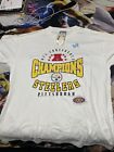 New ListingVintage Pittsburgh Steelers Afc Champions T-Shirt ￼1996 Size XL NFL 1990s NWT