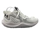 Under Armour Womens 8.5 Basketball Shoes Jet 23 White Grey Lace Up 3026843