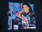 NWT Danica Patrick men's large black graphic t-shirt from Indy Racing era