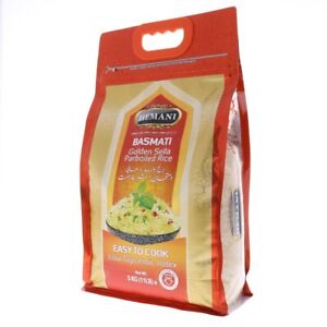Golden Sella Parboiled Basmati Rice 11lb I Easy to cook I Low Glycemic Index