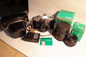 Praktica LTL3 SLR 35mm Camera With Pentacon 50 1.8 Lens + lenses