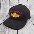 VTG Chevrolet Chevy Trucks Hat Baseball Cap Embroidered Large Logo Adjustable