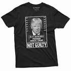 Donald Trump Police Mugshot Photo T-shirt Not Guilty 45-47 Tee shirt arrest Tee