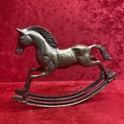 ✨Storage Find✨ Vintage Brass Rocking Horse Figurine Paperweight