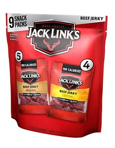 Jack Link's Beef Jerky Variety - Includes Original and Teriyaki Flavors, On the