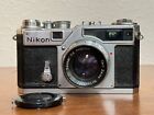 RARE Nikon SP rangefinder camera w T tax engraving + Carl Zeiss Sonnar 50mm F2