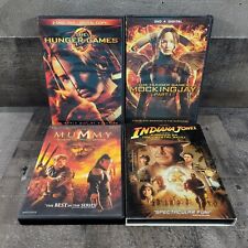 DVD Lot - Hunger Games, Mocking Jay, The Mummy 3, Indiana Jones 4