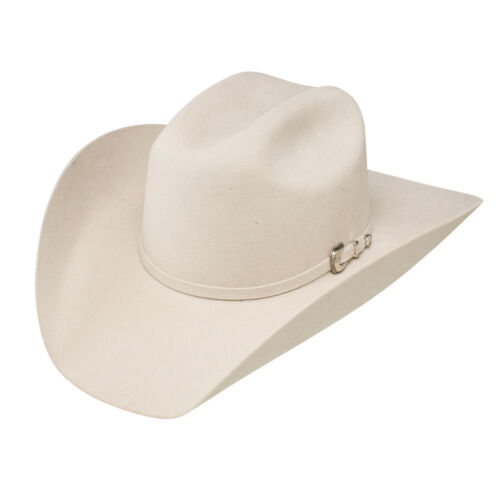Stetson Fullerton 3X Felt Stallion Collection Cowboy Hat Silverbelly 4 1/4