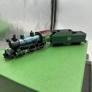 Rare 4-4-0 NWP Brass Locomotive And Tender VINTAGE