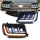 HCmotion LED Headlights For Toyota Land Cruiser (J100) 1998-2007 LH+RH Assembly