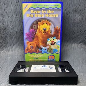 Tested! Bear In the Big Blue House Volume 1 VHS 1998 Blue Clamshell Jim Henson