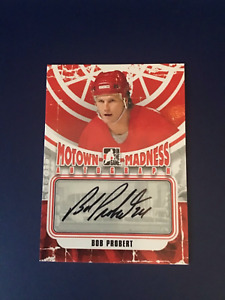 2013 In The Game Motown Madness Autograph SP Bob Probert A-BPR RARE! Only 5 made