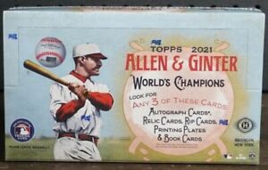 2021 Topps Allen & Ginter Baseball Hobby Box
