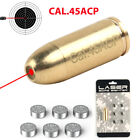 CAL.45ACP Bore Sighter with 6pcs Batteries Red Laser BoreSighter For Rifle Gun
