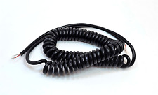 10FT Black Extended Retractable Shielded Cable 2 Conductor Philmore 44-489