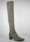 $765 New Stuart Weitzman Taupe Suede Allwayhunk Over-The-Knee Boot