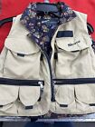 Simms Fishing Tackle Vest Lined  Colorful Flies Unisex M Made in USA Bozeman MT