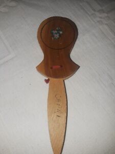 Vintage Wooden  Castanet Instruments Handcrafted  ANTIQUE