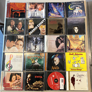 Motion Picture CD Lot of 20 Movie Soundtracks Tv Show Music Various Films