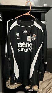 Beckham #23 Real Madrid  Jersey Long Sleeve Xl