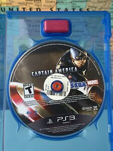 SHIPS SAME DAY Disc Only 🎮Captain America: Super Soldier PS3 Tested Rare