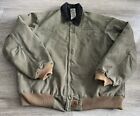 Carhartt J14 LOV Santa Fe Quilted Lined Canvas Bomber Jacket Size Xl