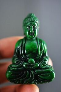 New ListingChinese Old Jade Hand-Carved *Buddha* Pendant/Statue B64