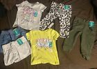 6 New W/ Tags Girls Toddler Clothes! 2 -18M Pants & 2- 3T T-shirts & Shorts 3T!!