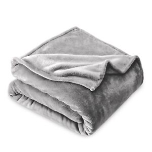Bare Home Microplush Fleece Blanket - Lightweight & Ultra Soft