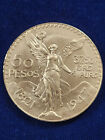 🌟 1947 Mexico Gold 50 Pesos BU (NEW DIES RESTRIKE PINKISH COLOR)