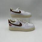Womens Size 9 Nike Air Force 1 07 LX Shoes White Archeo Brown DJ9943 101 NEW