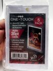 Ultra Pro One-Touch Magnet Ultra Clear Card Sleeve Display 35pt 5-Pack 85331-UV