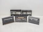 Lot of 5 Cassettes - 3 Metal - 2 Denon HD8 90 100 Type IV Type II - Please Read!