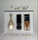 New ListingDior Gift Set Mini J’adore Perfume Satin Lipstick Rouge 999 Micro Rose Serum NIB