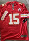 L Men's Kansas City Chiefs Patrick Mahomes #15 Red Game Stitched Jersey NWT