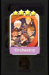 Monopoly Go - 4 Star Card 🌟🌟🌟🌟 - Set 21 Orchestra