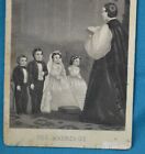 1860s CDV Carte Print Gen. Tom Thumb Charles Stratton Fairy Wedding Group Barnum