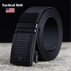 Mens Ratchet Belt Nylon Web Belts for with Automatic Slide Buckle Tactical Belt