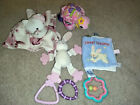 Lot of 7 Baby Girl Toys Taggies Book