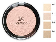 DERMACOL Compact Pressed POWDER With Lace Relief Mattifying Face Skin Natural