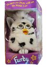 Vintage 1998 Furby Model 70-800 Black & White with Blue Eyes W/tag New Open Box