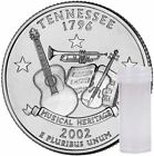 2002 P Tennessee State Quarter 40 Coin Roll from US Mint Bag 