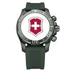 New Victorinox Swiss Army Rubber Strap Army Green Diver Watch Band 22mm 20mm T